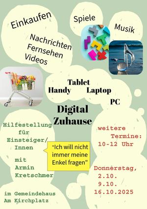 Hilfestellung beim Umgang mit Handy, Laptop, Tablet und PC
