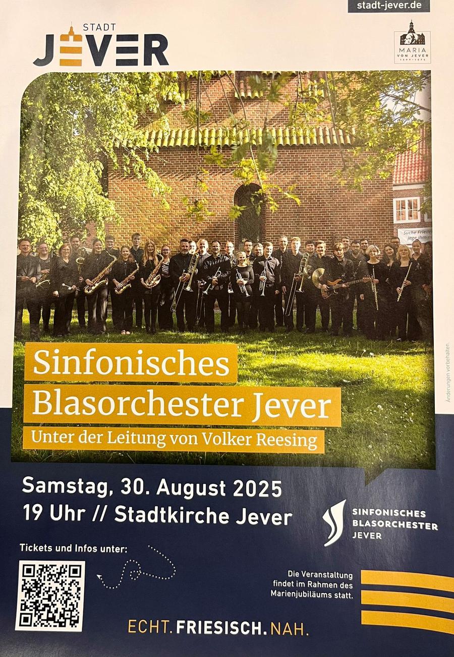 30.8. 2025 Sinfonisches Blasorchester Jever SBO