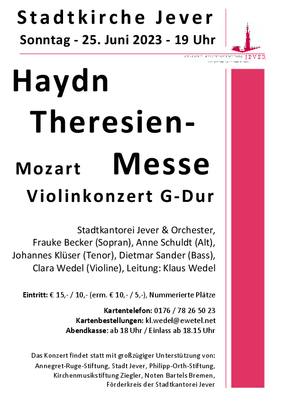 25.6.23 Oratorienkonzert