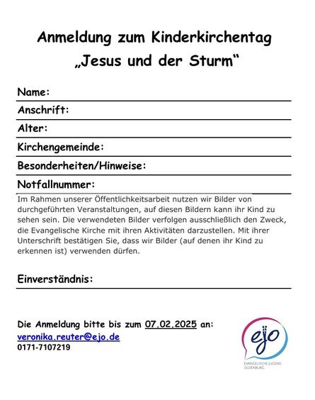 Kinderkirchentag 2025