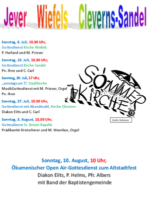 Gottesdienste Juli 2025