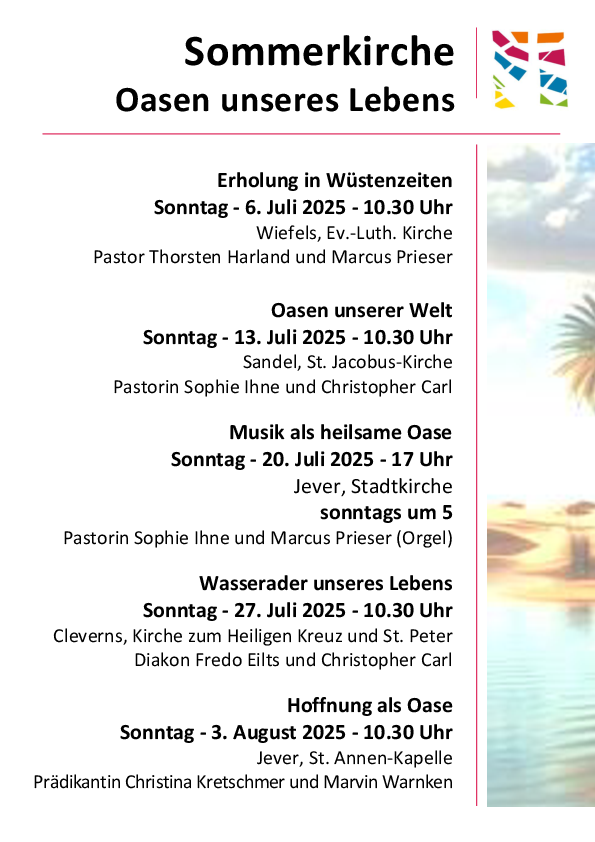 Sommerkirche 2025