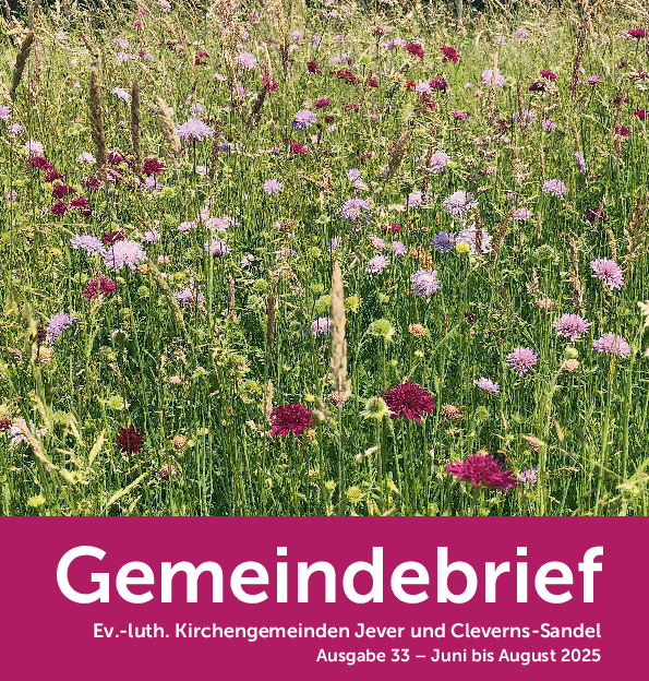 Deckblatt vom Gemeindebrief der ev.-luth. Kirchengemeinde Jever