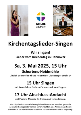 3.5.25 Kirchentagsliedersingen in Heidmühle