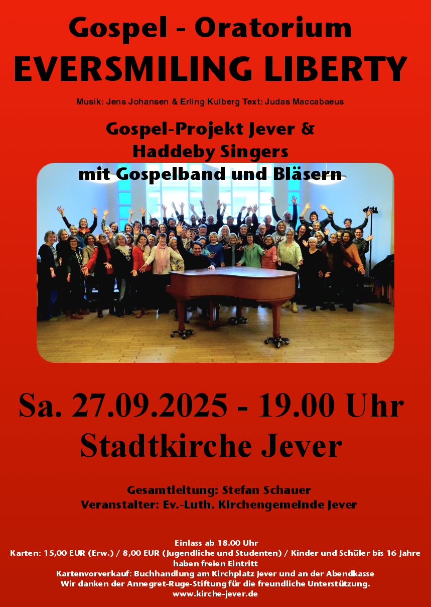 Gospelkonzert 27.9.25