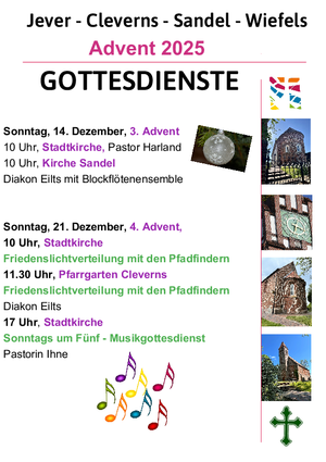 Unsere Gottesdienste im Advent