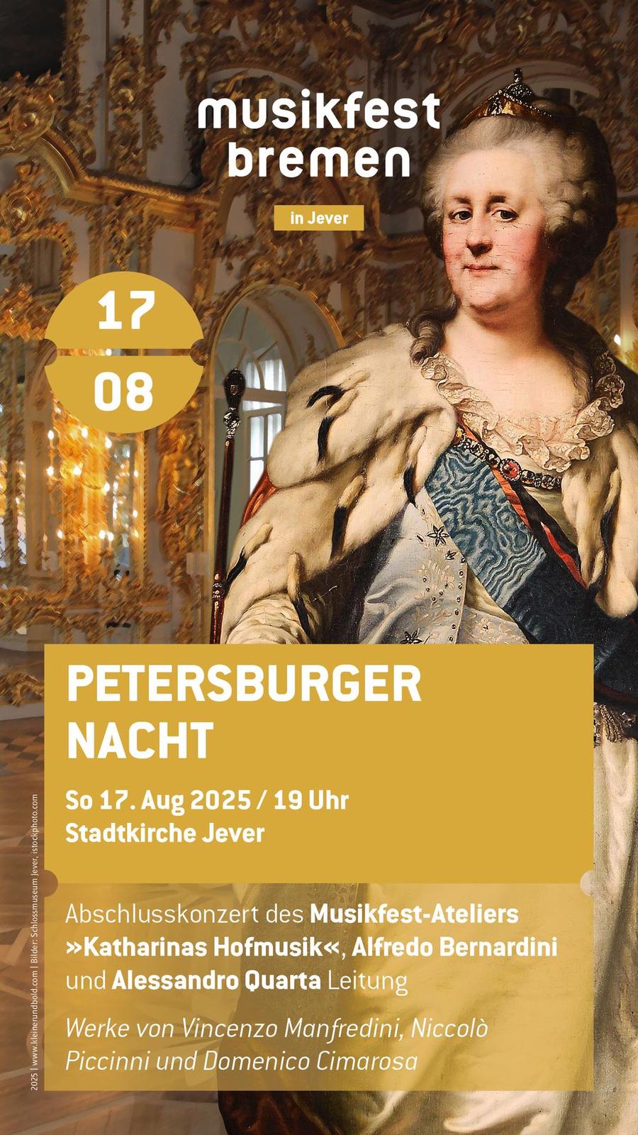 17.8.25, 19 Uhr, Stadtkirche Abschlusskonzert Bremer Musikfest.
