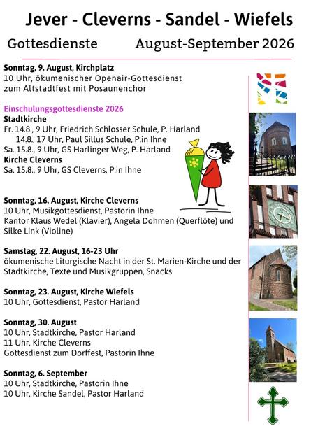 August bis September 2026