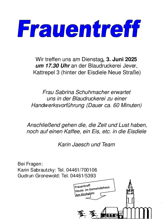 Frauentreff Juni 2025